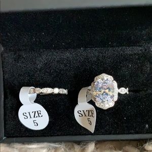 Vintage Halo Ring- tags still attached